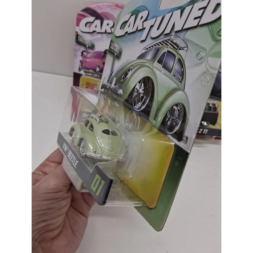 Car Tuned Customs Series II VW Diecast Set Beetle Type 2 T1 Type 181 Squareback